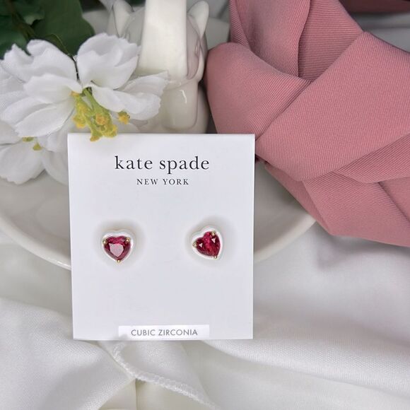 Kate Spade Sweetheart Statement Studs - Picture 2 of 3